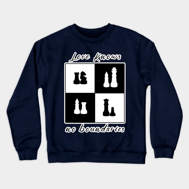 Love knows no boundaries Crewneck Sweatshirt by thearkhive